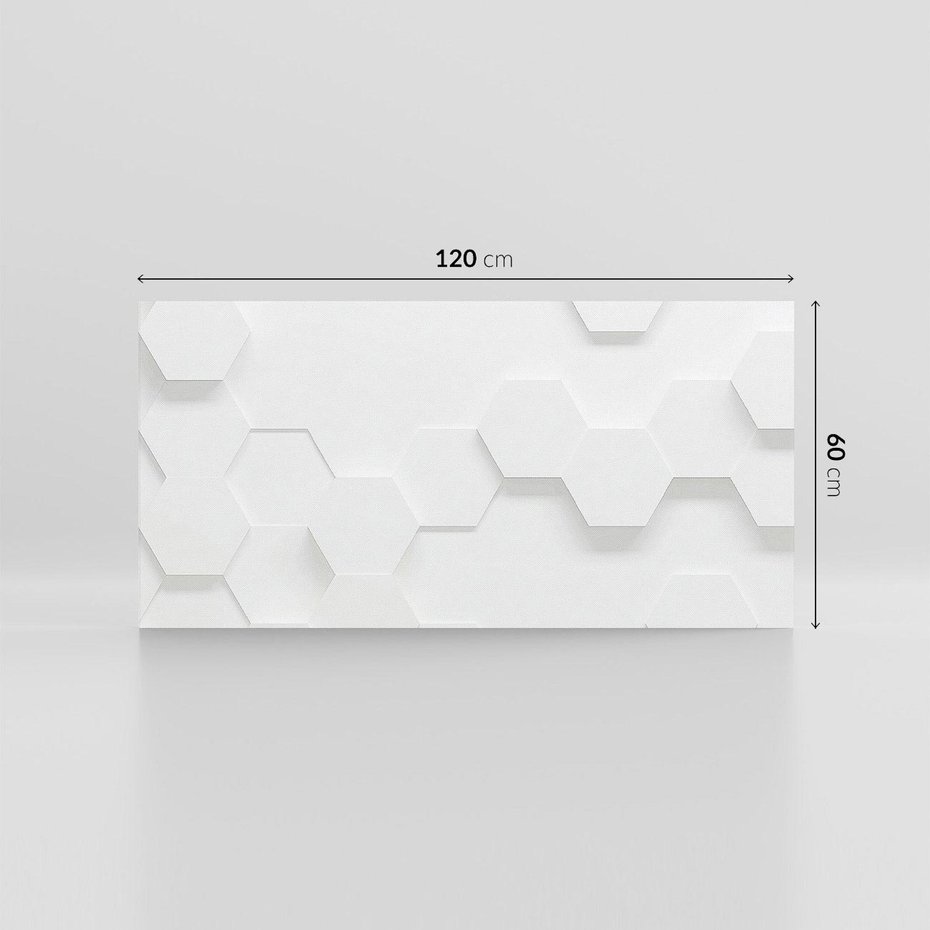 Obraz na płótnie 120x60 - Przestrzenne Zabawy - geometryczne, 3D