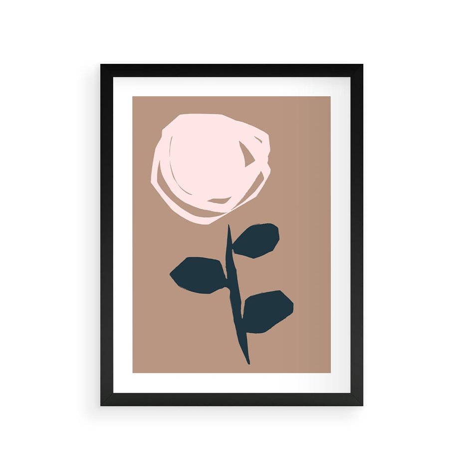 Plakat w ramie 30x40 - Niewytłumaczalne - abstrakcyjny obraz, plakat - rama czarna