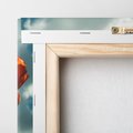 Obraz na płótnie 60x60 - Kwiaty pod niebem: piękno natury - kwiaty, niebo
