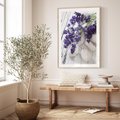 Plakat w ramie 40x50 - relaks z aromatem - lawenda, spa - rama drewno