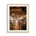 Plakat w ramie 50x70 - Smak i styl - restauracja, architektura - rama drewno