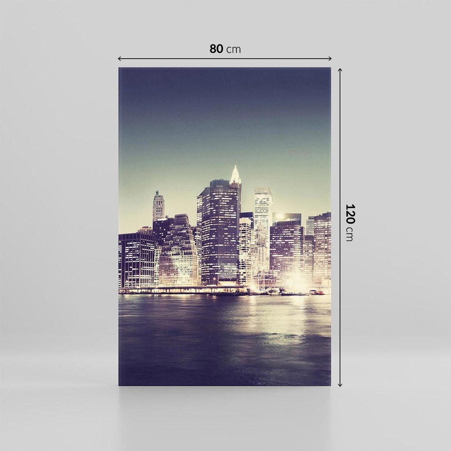 Obraz na płótnie 80x120 - Miasto niekończących się możliwości - Nowy York, miasto