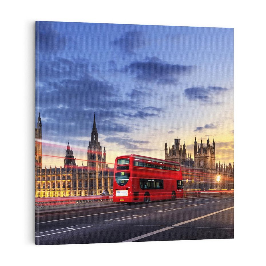 Obraz na płótnie 70x70 - Big Ben - ikona Londynu - Londyn, Big Ben