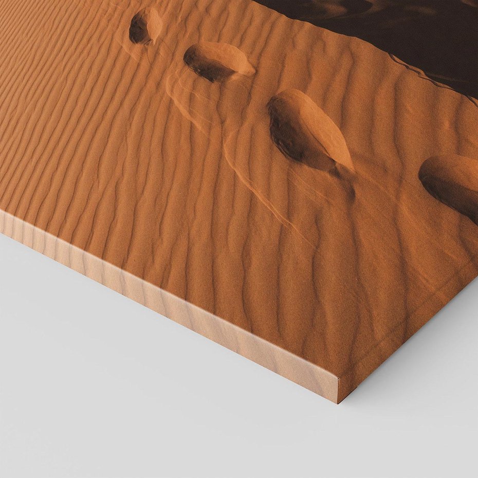 Obraz na płótnie 80x120 - Piasek pustyni w ogniu - pustynia, piasek