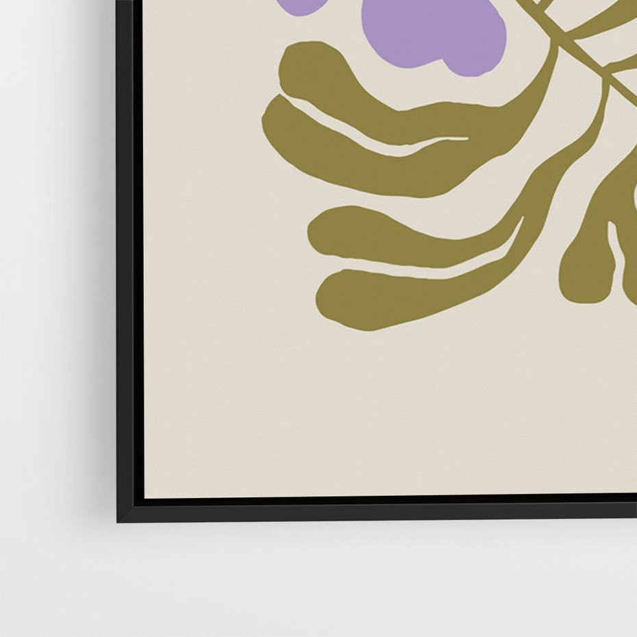 Obraz w ramie 70x100 - Bezgraniczne Impresje - kwiaty, abstrakcja - rama czarna