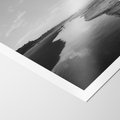 Plakat bez ramy 30x40 - Nadmorska Melodia - czarno białe zdjęcie, plaża