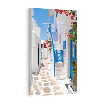 Obraz na płótnie 80x120 - Santorini: urok Grecji - Santorini, Grecja