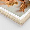 Plakat w ramie 30x40 - Magia Jesieni - liście, jesień - rama drewno