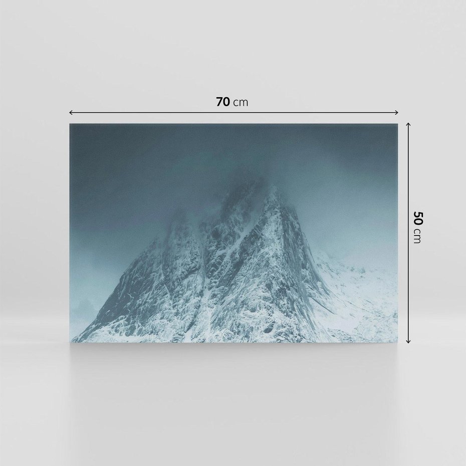 Obraz na płótnie 70x50 - Skandynawski pejzaż - skadynawski, pejzaż