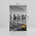 Obraz na płótnie 70x100 - Podróż taksówką przez Nowy Jork - TAXI, miasto