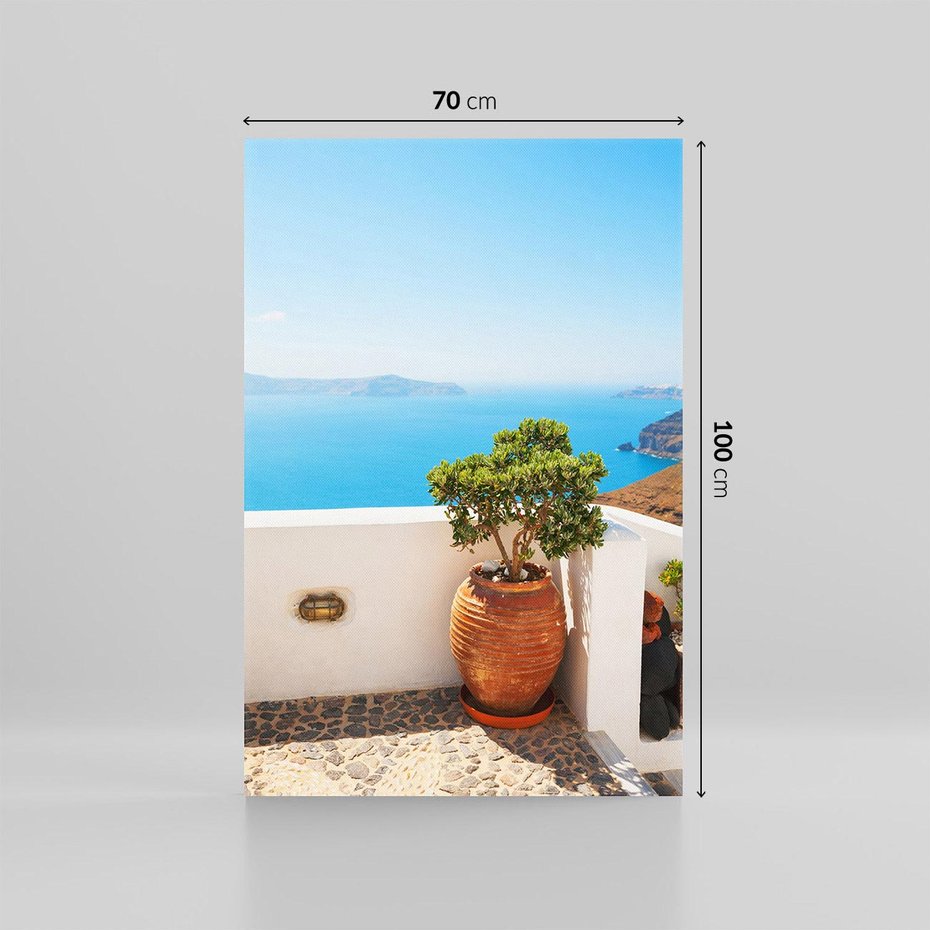 Obraz na płótnie 70x100 - Santorini - oaza greckiej wyspy - Santorini, grecka