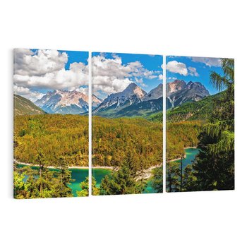 Obraz na płótnie 120x80 - Górski las - góry, las