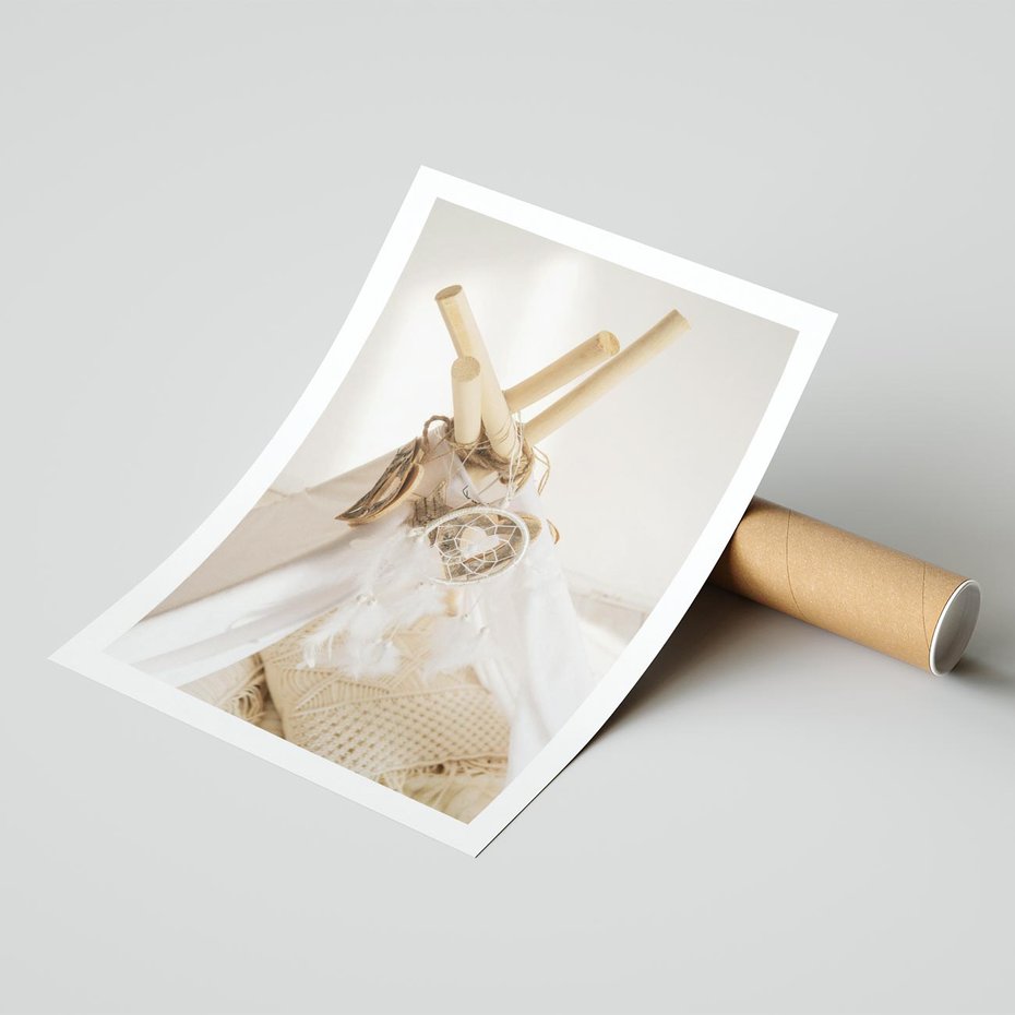 Plakat bez ramy 21x30 - Oaza Swobodnego Stylu - boho, tipi