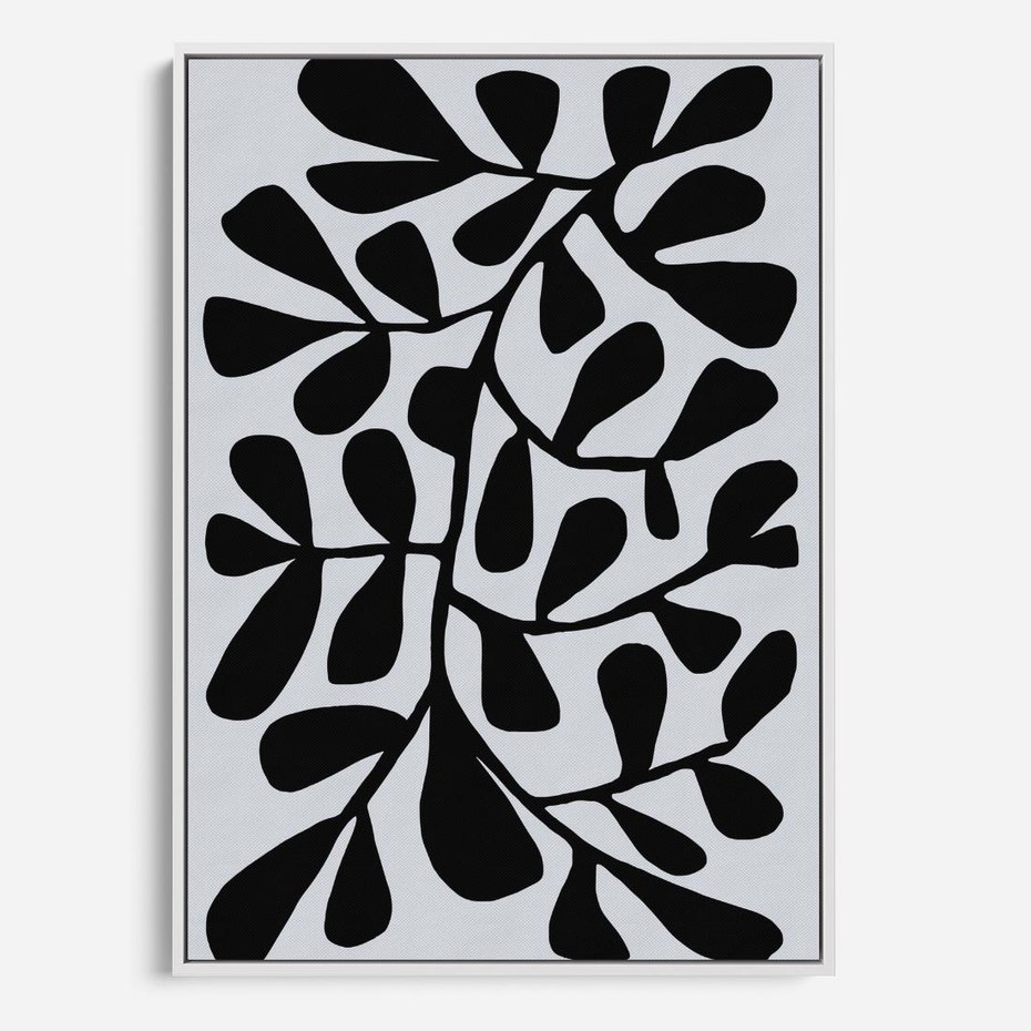 Obraz w ramie 80x120 - Echa Wyobraźni - matisse, sztuka nowoczesna - rama biała