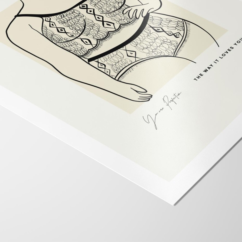 Plakat bez ramy 50x70 - Spojrzenia Wewnętrznych Widoków - nowoczesna sztuka kobieca, plakat