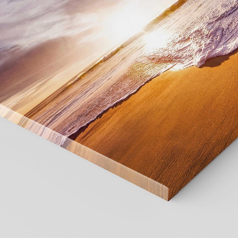 Obraz na płótnie 120x80 - Fale nad morzem - morze, plaża