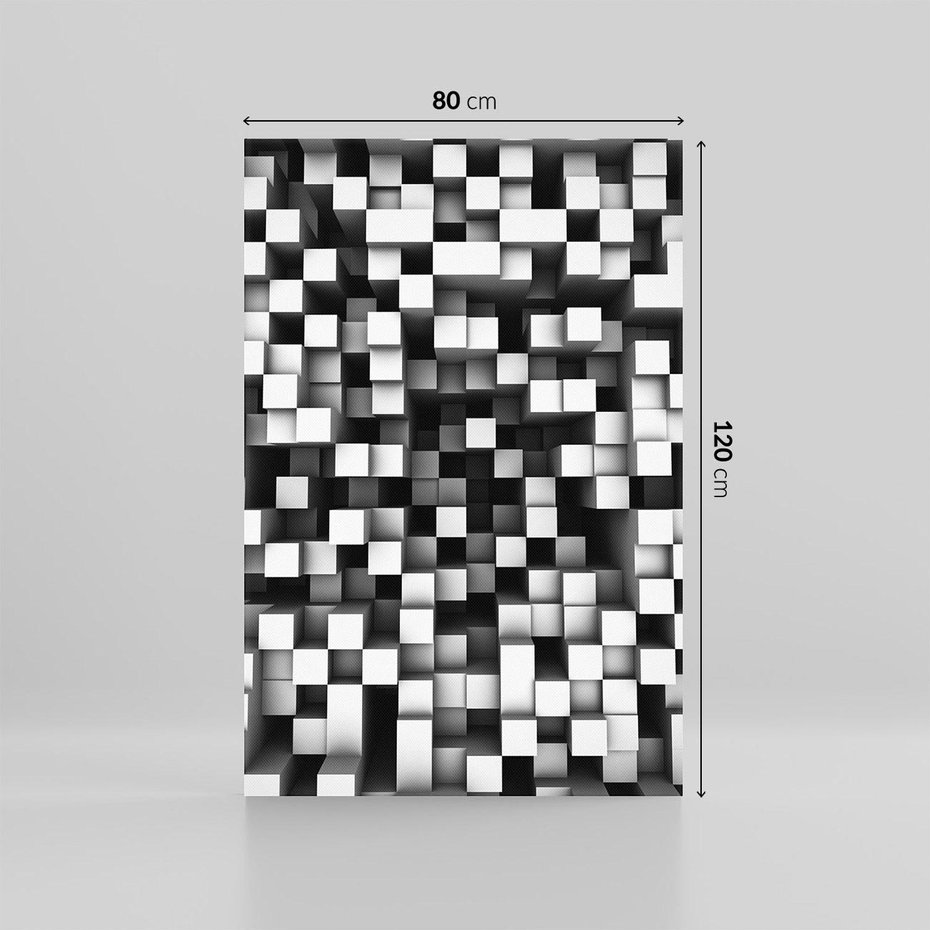 Obraz na płótnie 80x120 - Abstrakcyjne wizje w 3D - 3D, abstrakcja