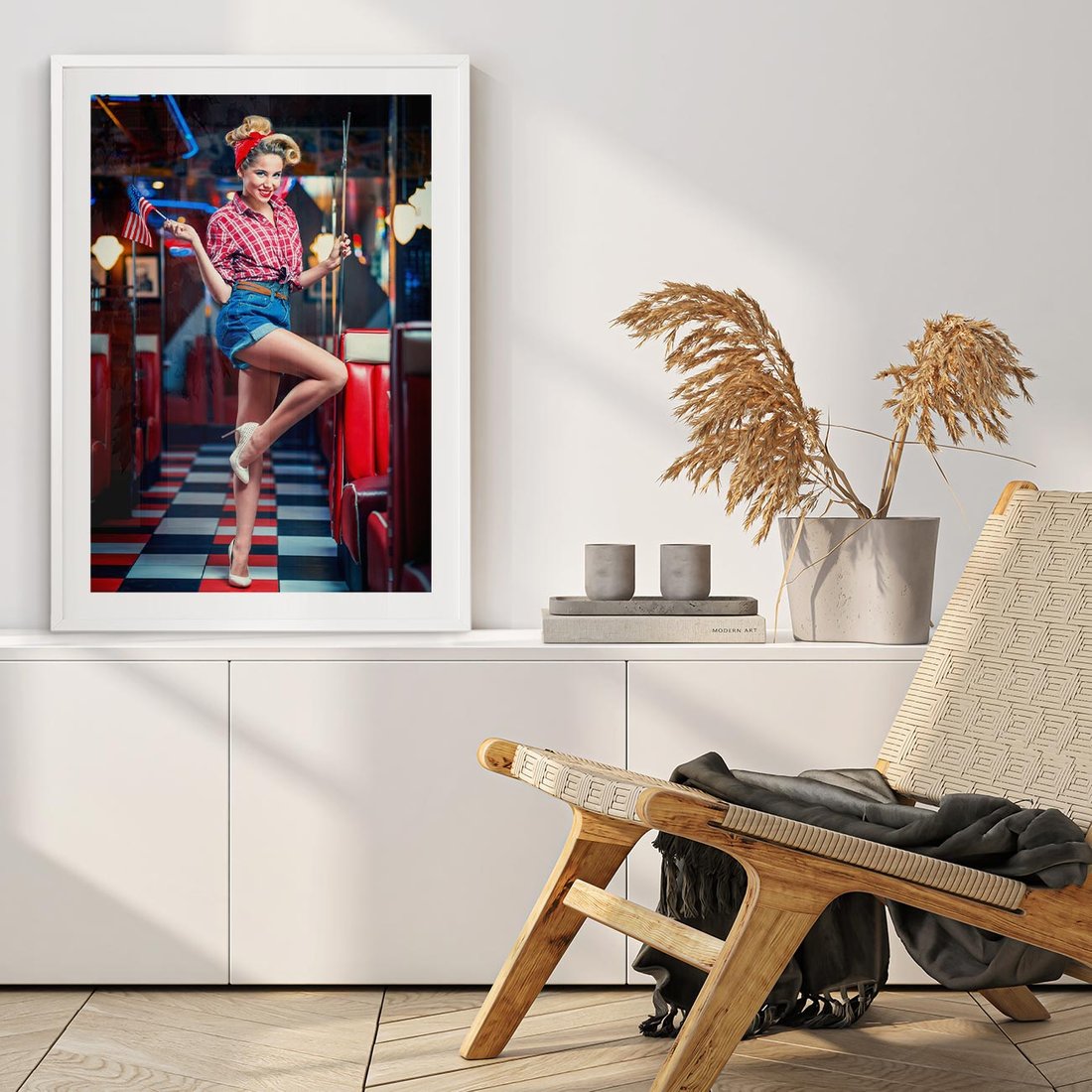 Plakat bez ramy 40x50 - Czas Wstecz - retro, restauracja