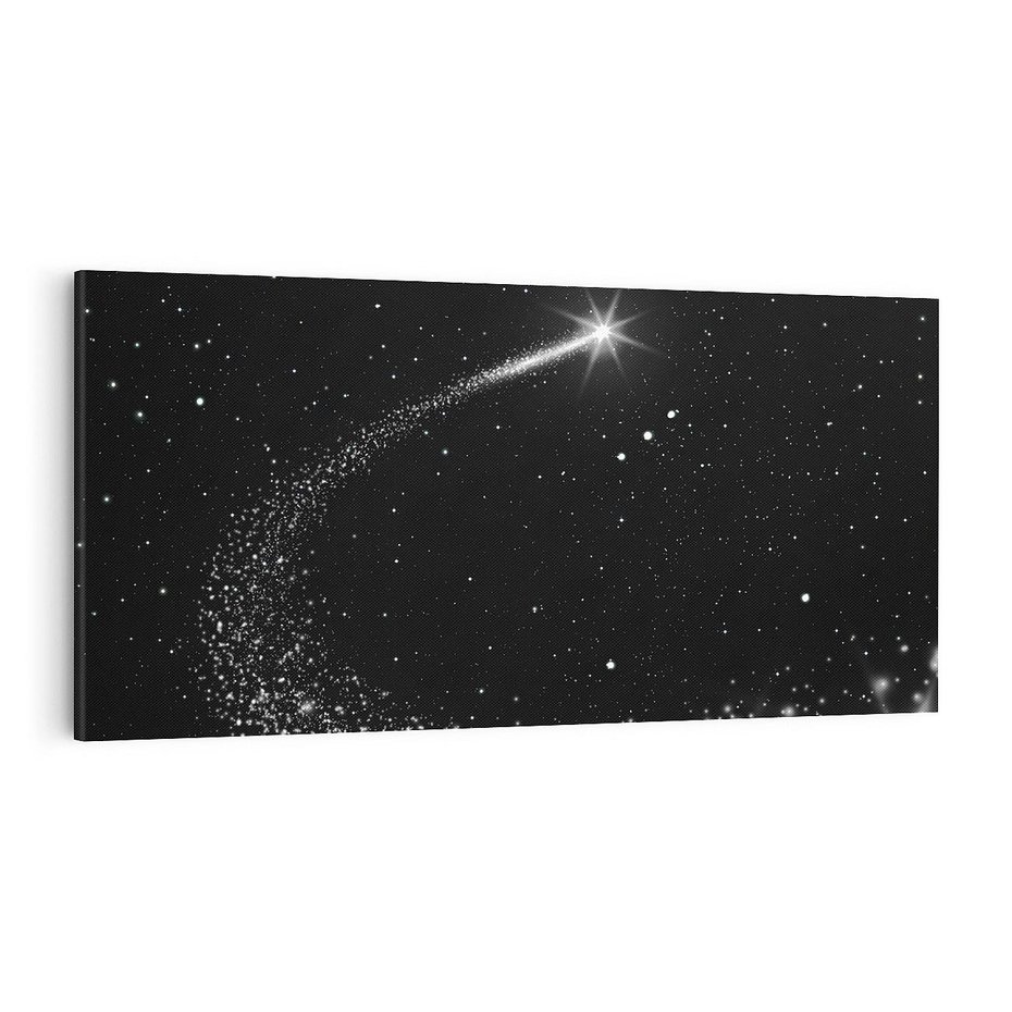 Obraz na płótnie 100x50 - Kometa wśród gwiazd - kometa, gwiazdy