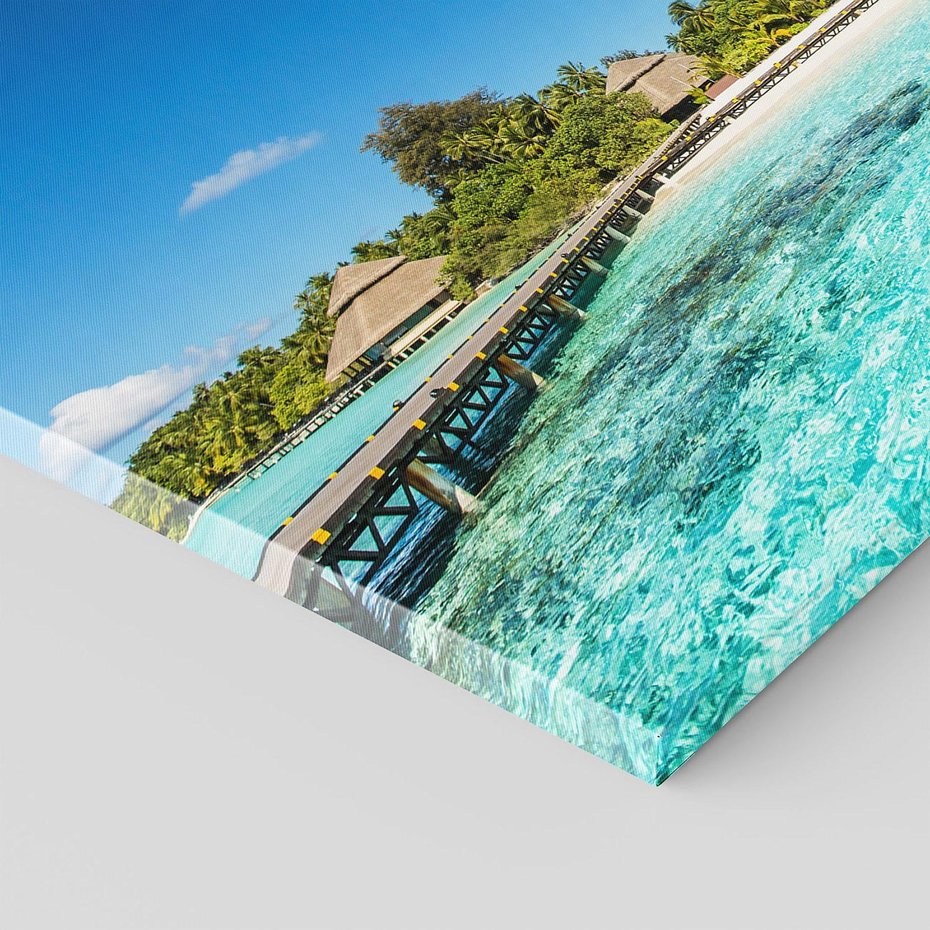 Obraz na płótnie 120x80 - Rajski Klimat - tropikalna, wyspa