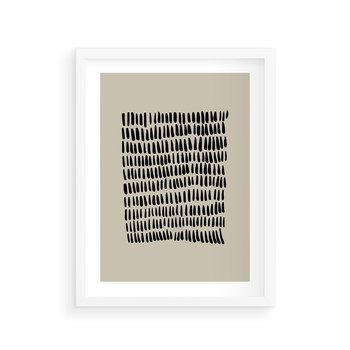 Plakat w ramie 30x40 - Echa Zapomnianych Wymiarów - nowoczesna sztuka, plakat - rama biała