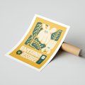 Plakat bez ramy 30x40 - Impulsy Harmonii - kwiaty, nowoczesny plakat