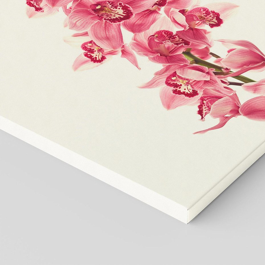 Obraz na płótnie 80x80 - Orchidea w spa - relaks - orchidea, spa