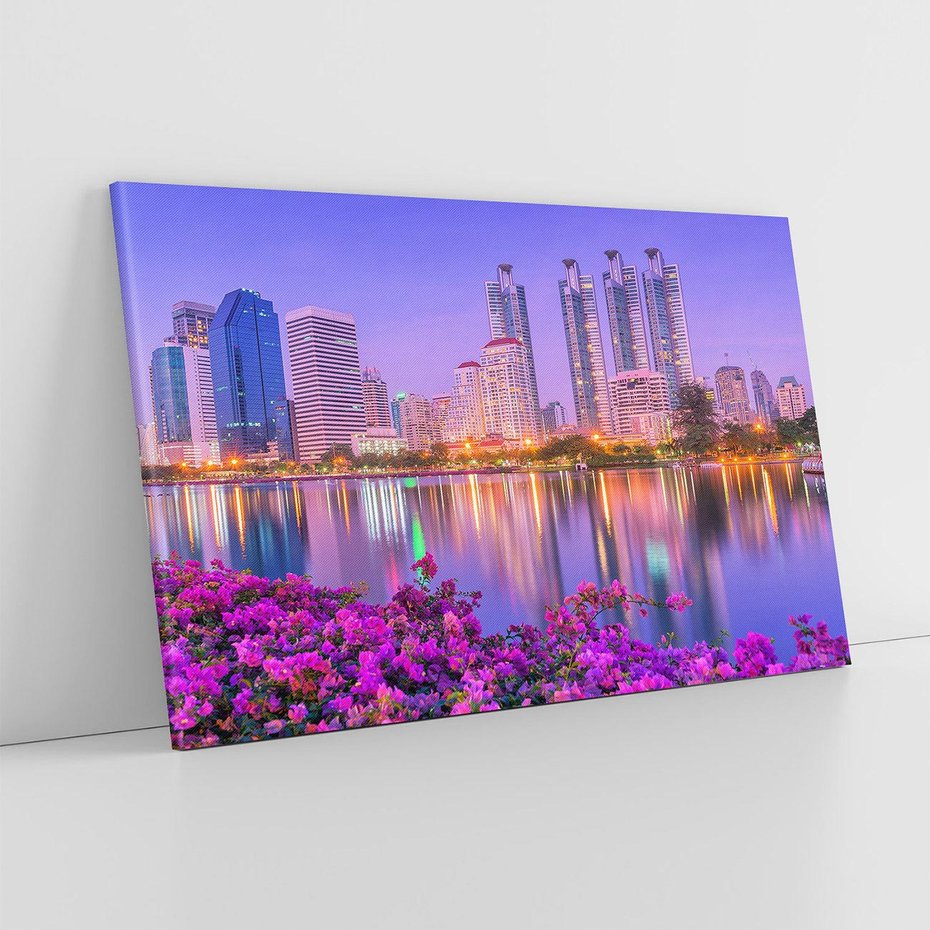 Obraz na płótnie 120x80 - Tajemnicza Azja - Bangkok, Azja