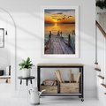 Plakat bez ramy 30x40 - Magia zachodu słońca - zachód, słońca