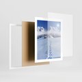 Plakat w ramie 40x50 - Magia zimowych gór - zima, góry - rama biała