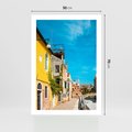 Plakat bez ramy 50x70 - Przechadzka w Sercu Miasta - uliczka, perspektywa