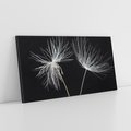 Obraz na płótnie 120x60 - Delikatność Wiatru - dmuchawce, makro