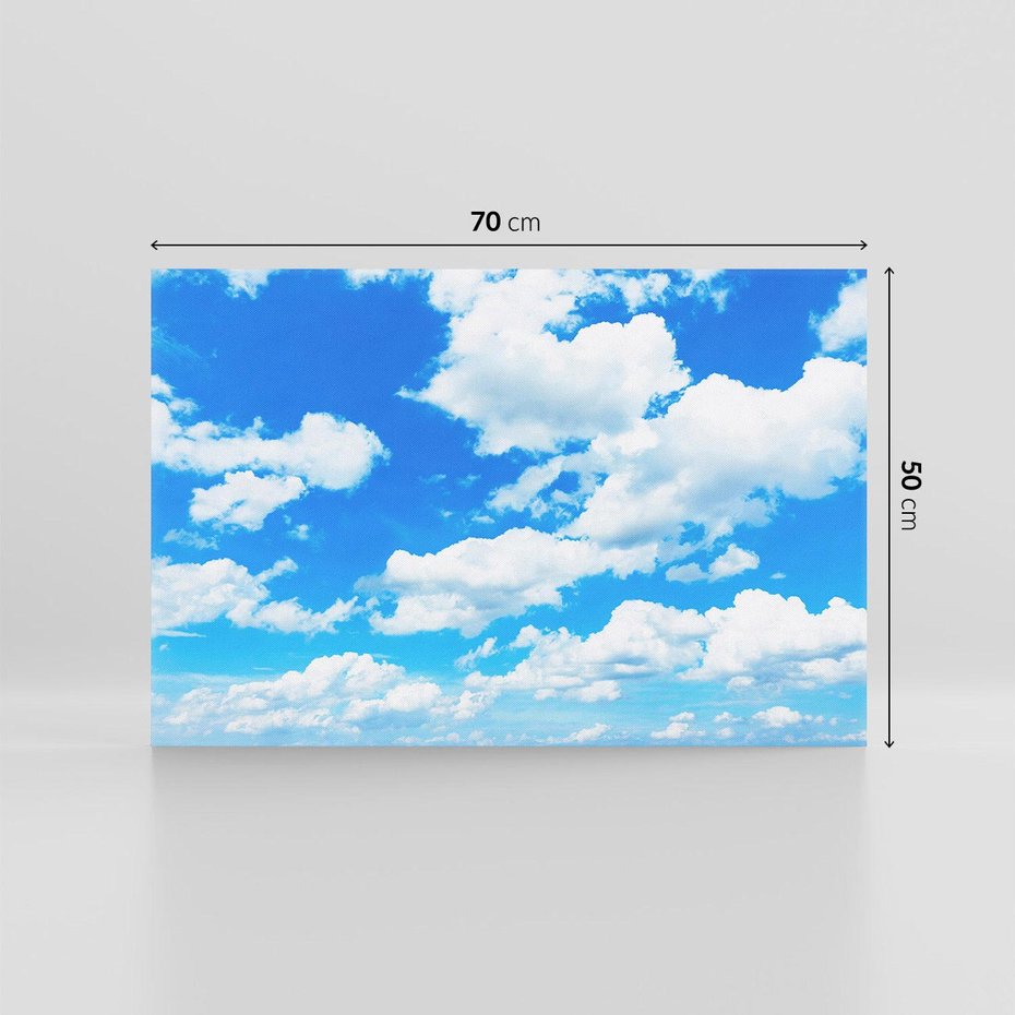 Obraz na płótnie 70x50 - Niebo pełne chmur - niebo, chmury