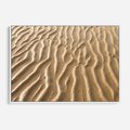 Obraz w ramie 120x80 - Piasek i Nieskończoność - pustynia, piasek - rama biała