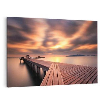 Obraz na płótnie 100x70 - Marina nad Oceanem - Tajlandia, marina