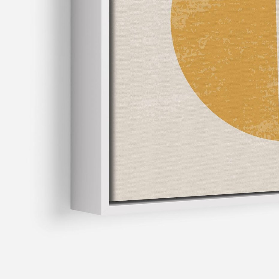 Obraz w ramie 80x80 - Kształty Nowych Granic - nowoczesna sztuka, minimalizm - rama biała