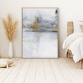Obraz w ramie 50x70 - Kontrastujące Chaosy - abstrakcja, kontrast - rama drewno