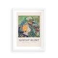 Plakat w ramie 30x40 - Sztuka z Reprodukcją G. Klimta - Gustav Klimt, reprodukcja - rama biała