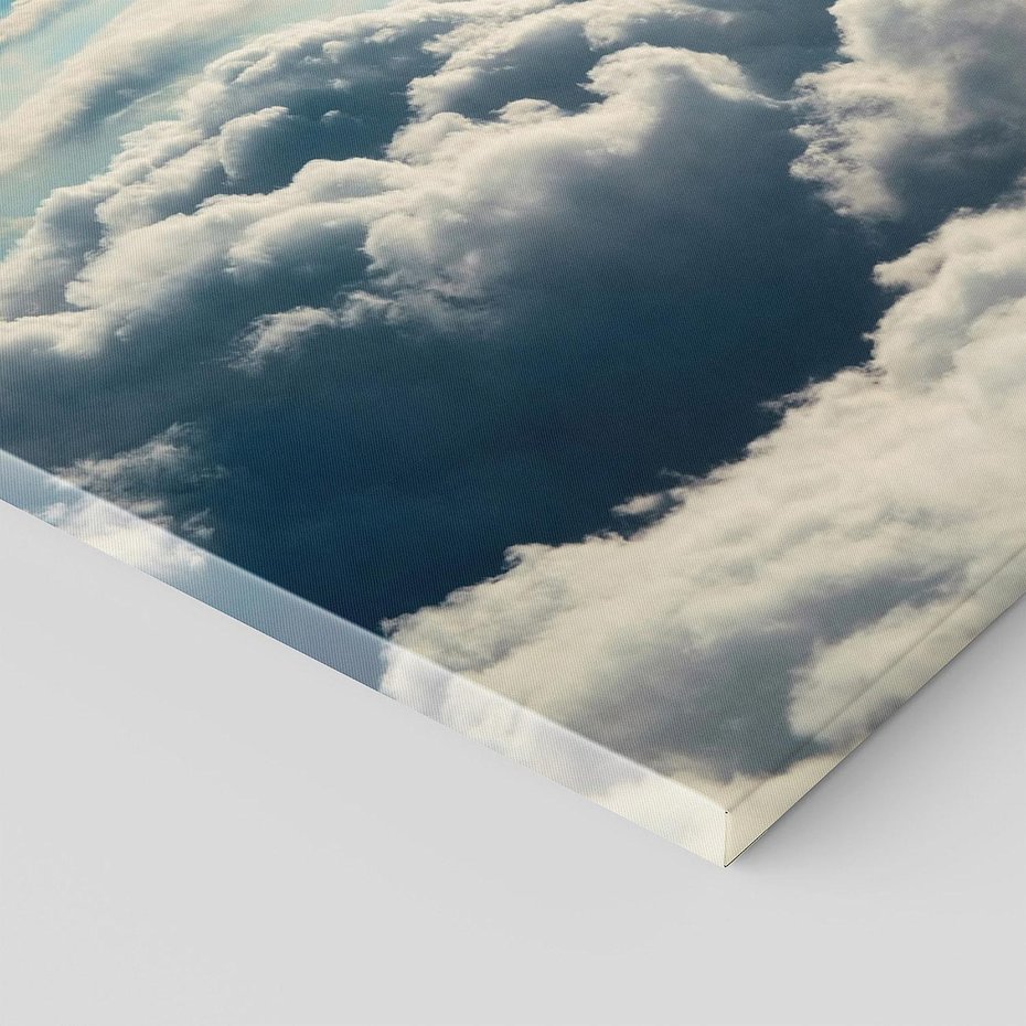 Obraz na płótnie 120x40 - kontemplacja nad horyzontem - niebo, chmury