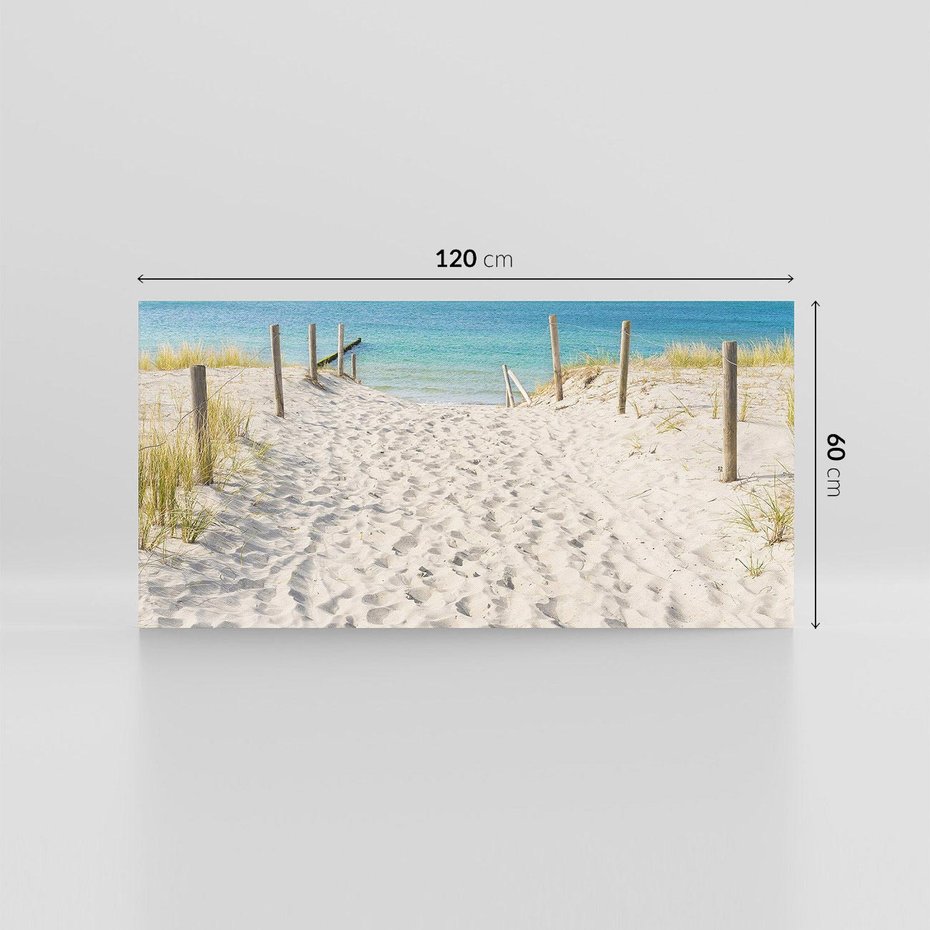 Obraz na płótnie 120x60 - Harmonia plażowego morza - plaża, morze