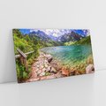 Obraz na płótnie 120x60 - Majestat gór - góry, jezioro