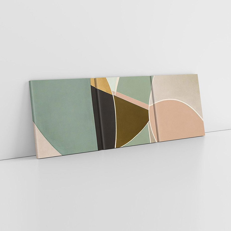 Obraz na płótnie 90x30 - Abstrakcyjne Pudry - abstrakcyjne kształty, plamy