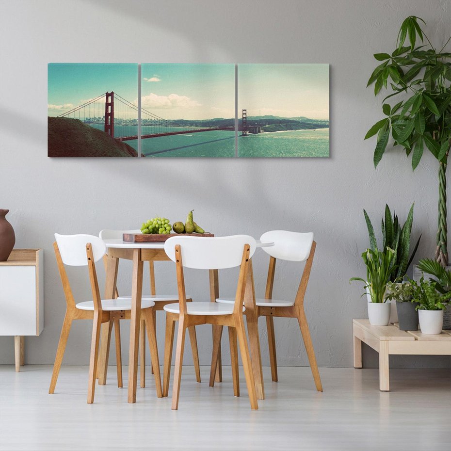 Obraz na płótnie 120x40 - Golden Gate - Most w USA - Golden Gate, USA