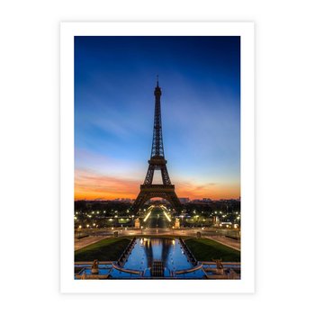 Plakat bez ramy 30x40 - Wieża Eiffla w Innej Odsłonie - wieża, Eiffla