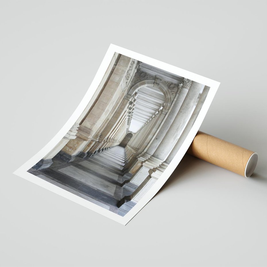 Plakat bez ramy 40x50 - Uroki Kolumn - kolumny, architektura