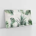 Obraz na płótnie 100x50 - Tropikalne Akwarele - tropikalne liście, akwarela