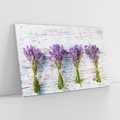 Obraz na płótnie 120x80 - Urok lawendowych pól - lawenda, kawiaty