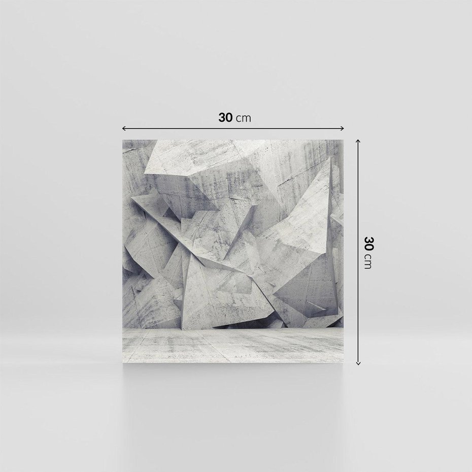 Obraz na płótnie 30x30 - Architektura w trójwymiarowym wymiarze - architektura, 3D