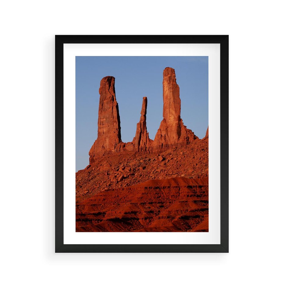 Plakat w ramie 40x50 - Wielki Kanion - majestat pustyni - Wielki Kanion, pustynia - rama czarna
