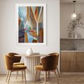 Plakat bez ramy 30x40 - Geometria abstrakcji - abstrakcja, geometria